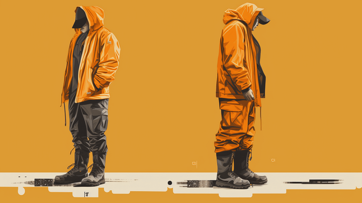 Construction Workers Rain Gear