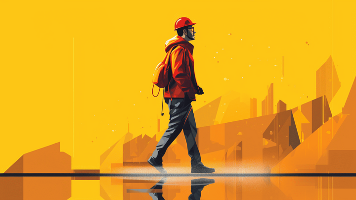 Construction Workers Rain Gear