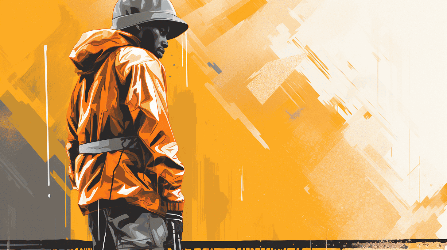 Construction Workers Rain Gear