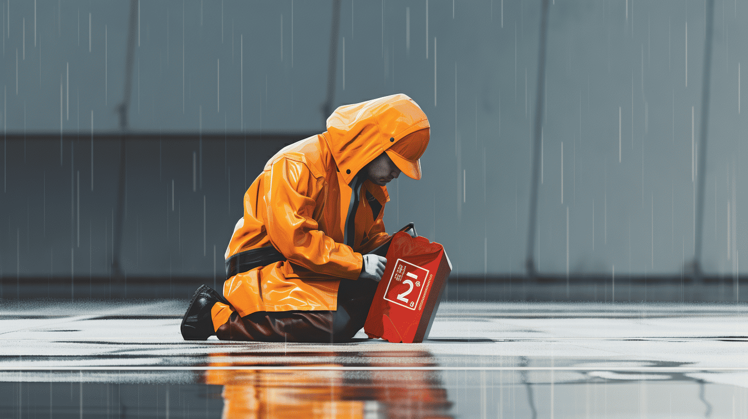 Construction Worker Rain Gear