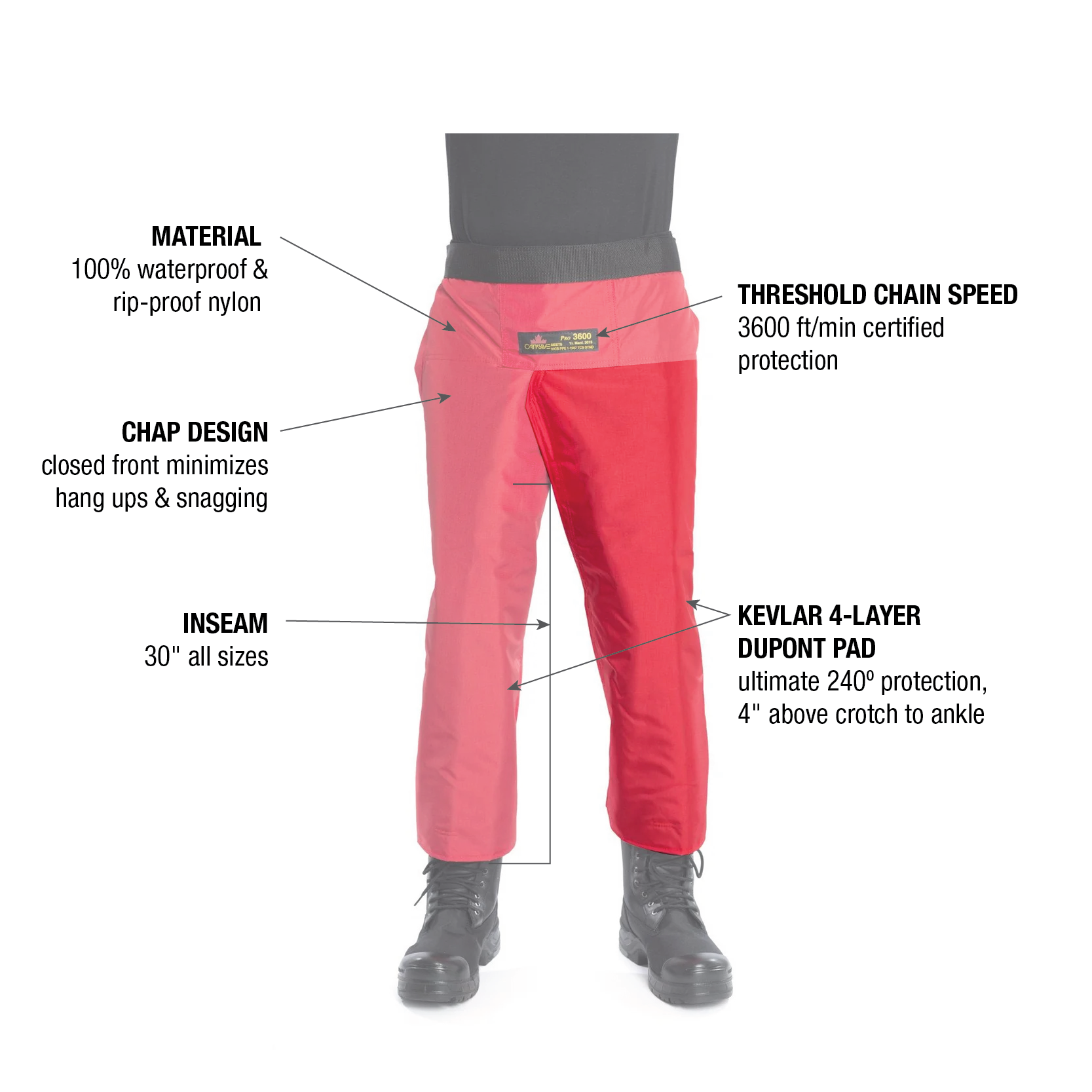 Rain Gear Pro - P008 Pro 3600 Chap (TCS) Rain Gear Pro - P008 Pro 3600 Chap (TCS)