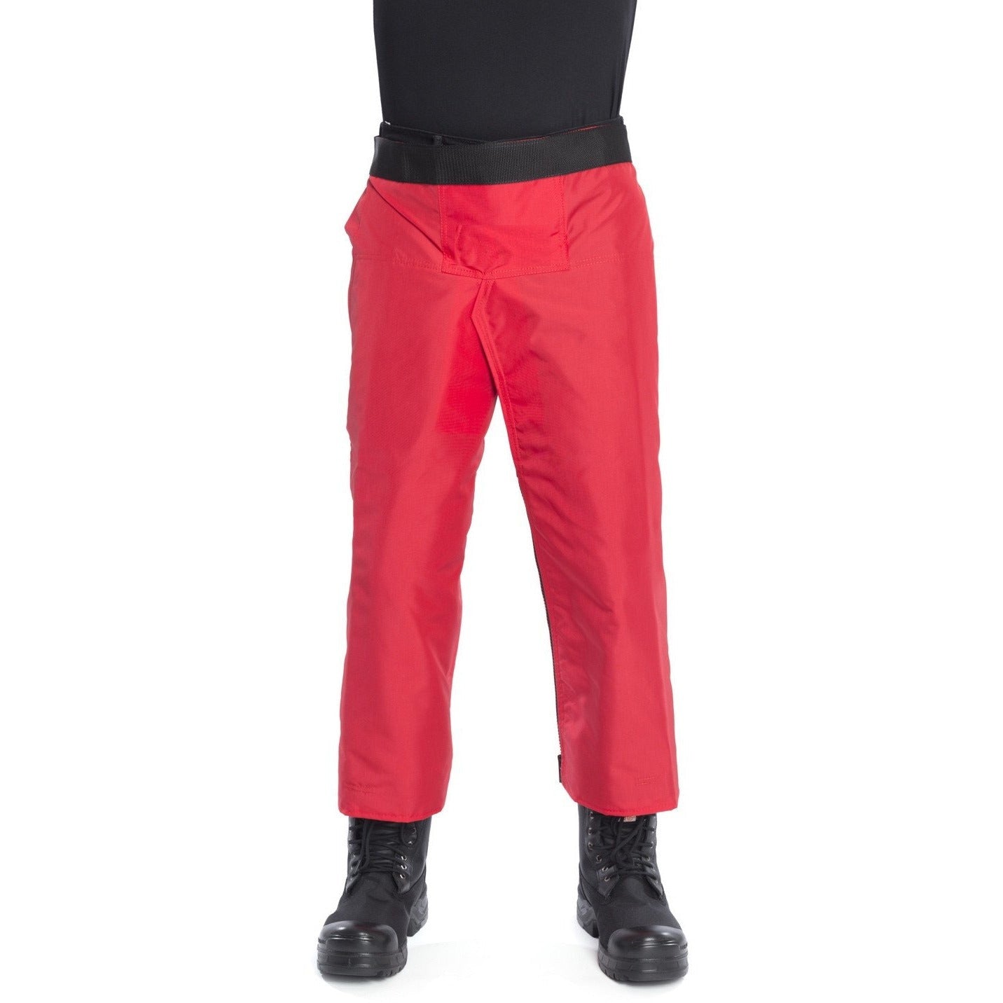 Chap Pro chainsaw safety chaps with backpad, front view